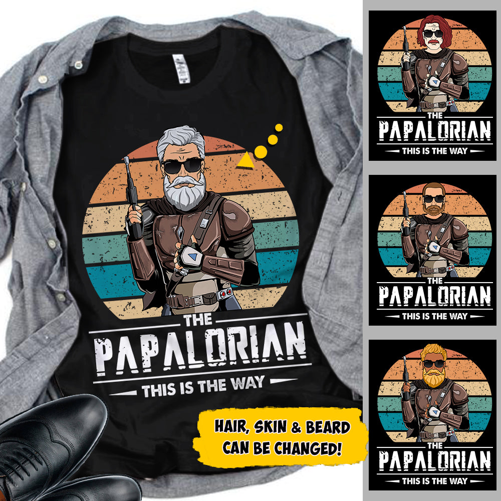 Papalorian Personalized Shirt For Dad, Daddy Shirt, UOND - New