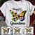 Blessed To Be Called Grandma Colorful Butterfly Sunflowers Personalized Shirt For Grandma, HN98, DO99