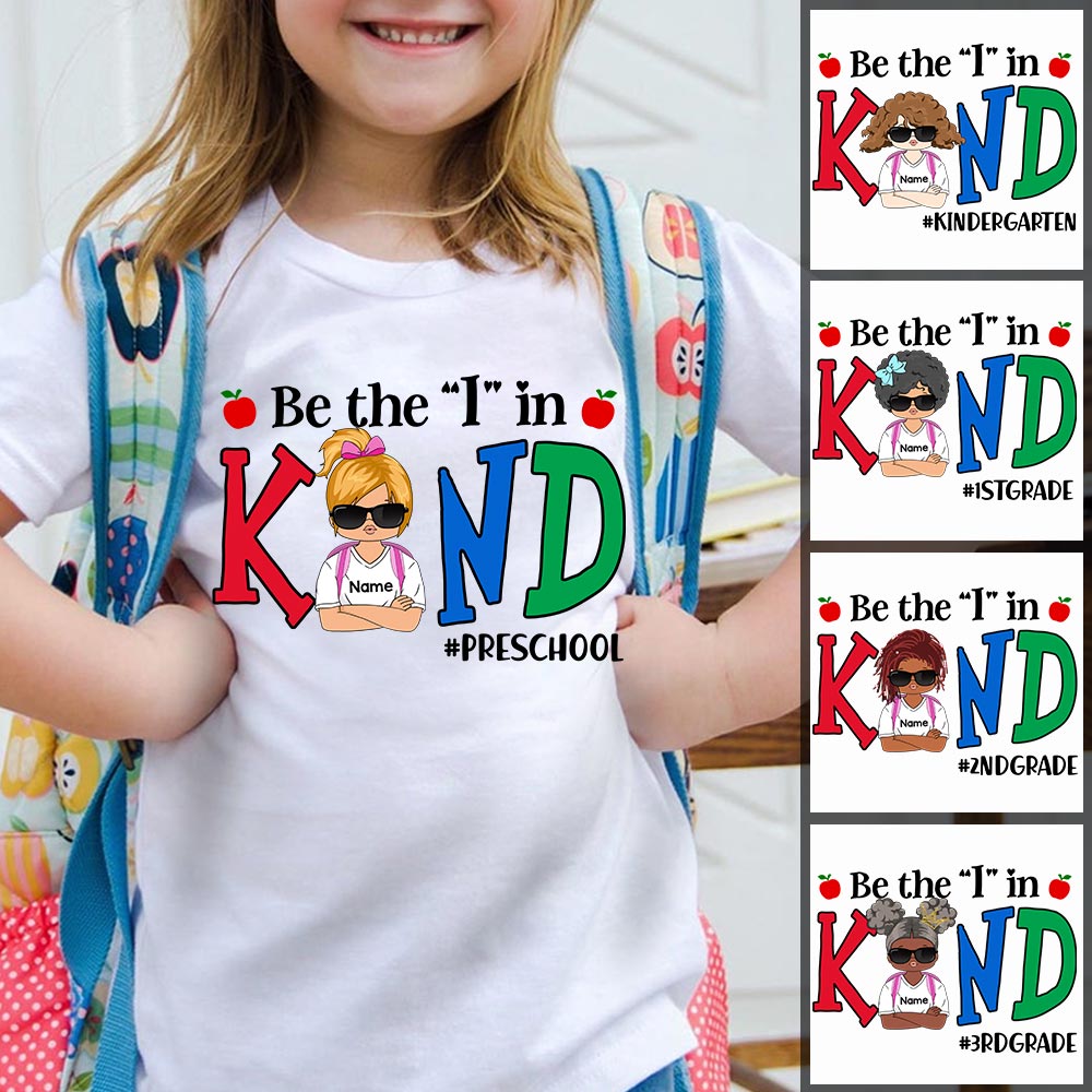 Be the I In Kind Personalized Shirts Girl Vr2, TRHN