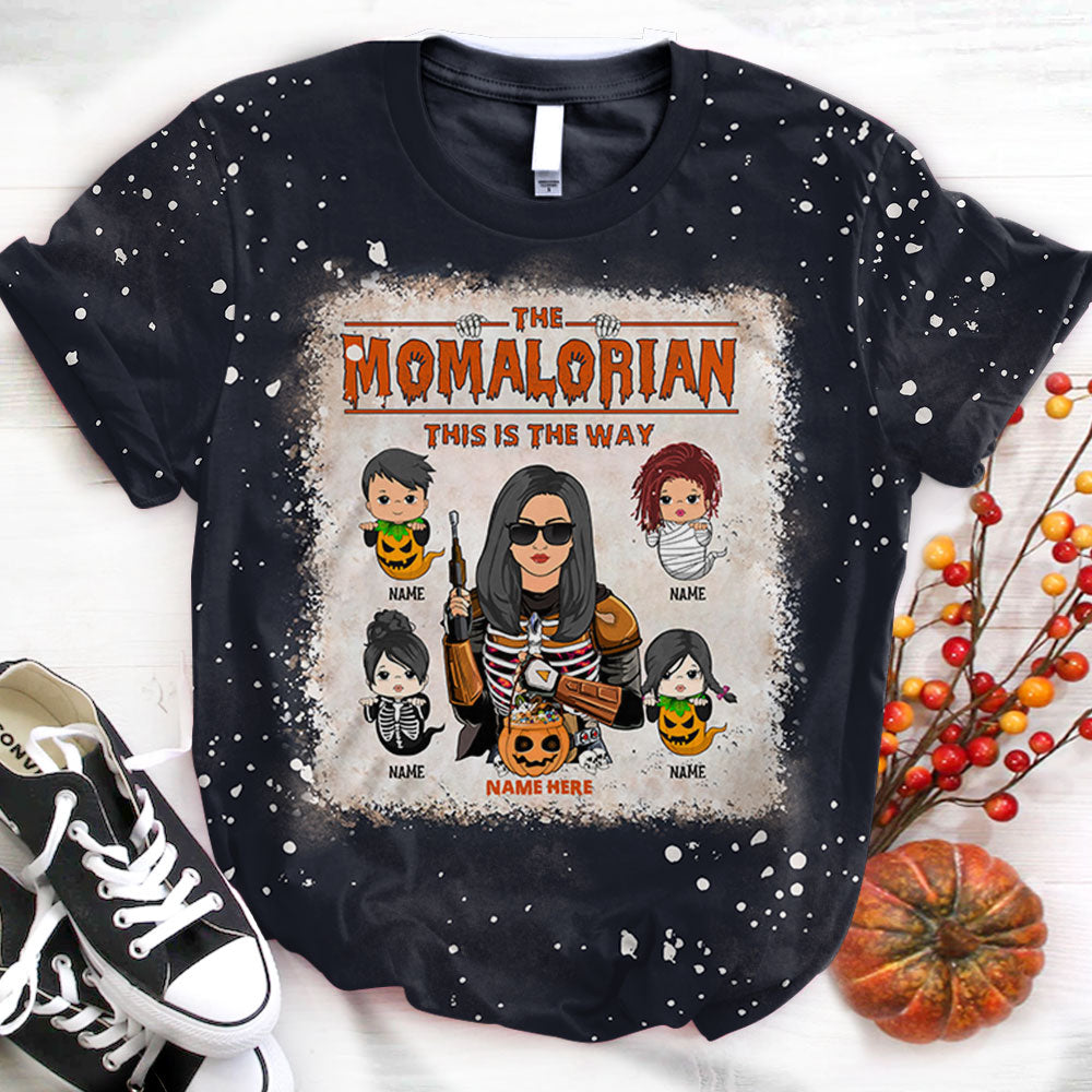 The Nanalorian This Is Way Grandkids With Halloween Ghost Costume Personalized All Over Print Shirts 3D Shirt Nickname Can Be Changed TRHN